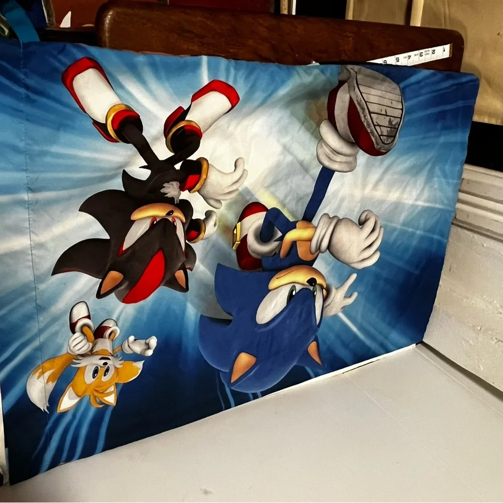 Sonic and Friends pillow case one only